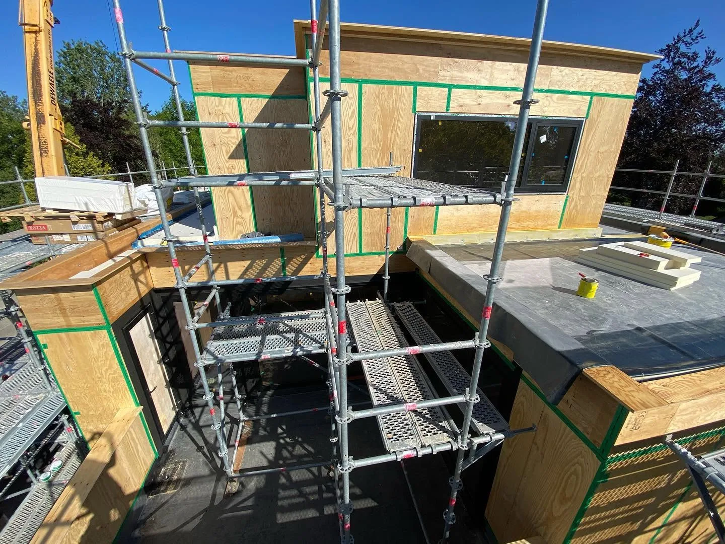 Nieuwbouw vrijstaande ééngezinswoning in houtskeletbouw - Sint-Denijs-Westrem Gent (22)
