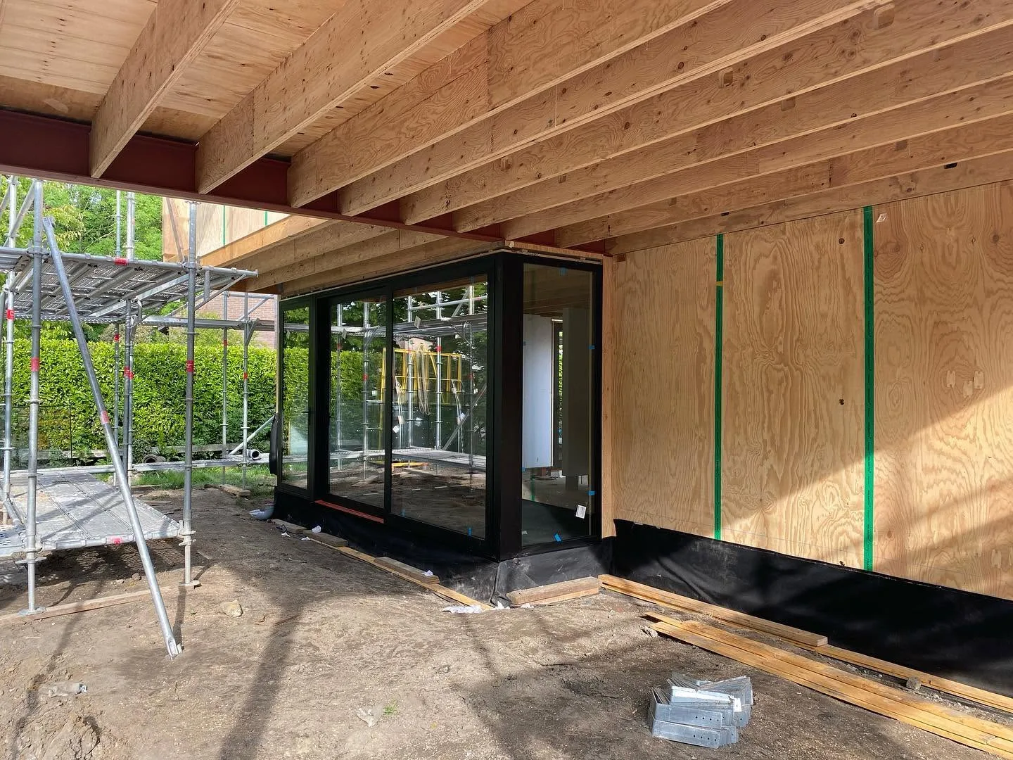 Nieuwbouw vrijstaande ééngezinswoning in houtskeletbouw - Sint-Denijs-Westrem Gent (30)