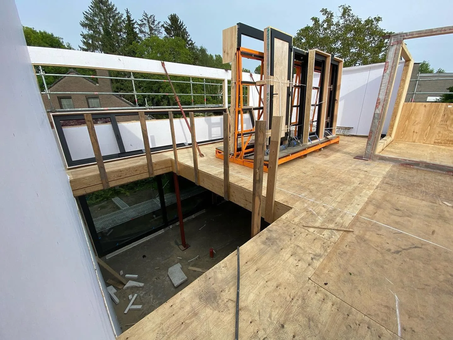 Nieuwbouw vrijstaande ééngezinswoning in houtskeletbouw - Sint-Denijs-Westrem Gent (31)