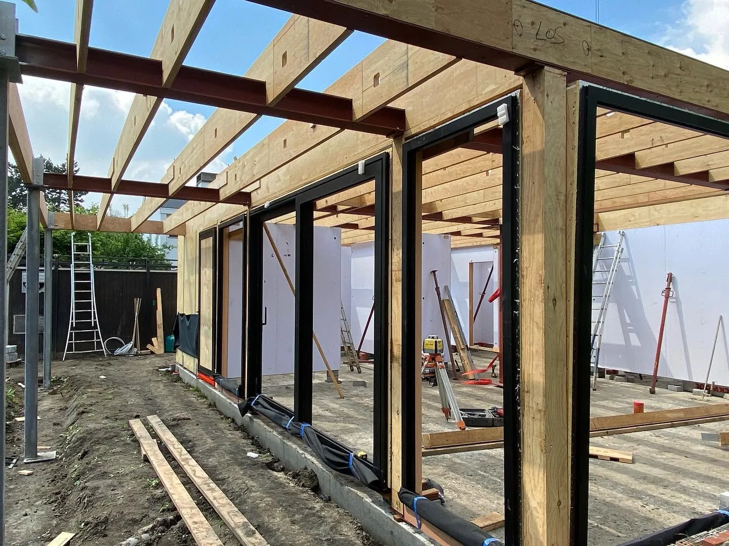 Nieuwbouw vrijstaande ééngezinswoning in houtskeletbouw - Sint-Denijs-Westrem Gent (36)