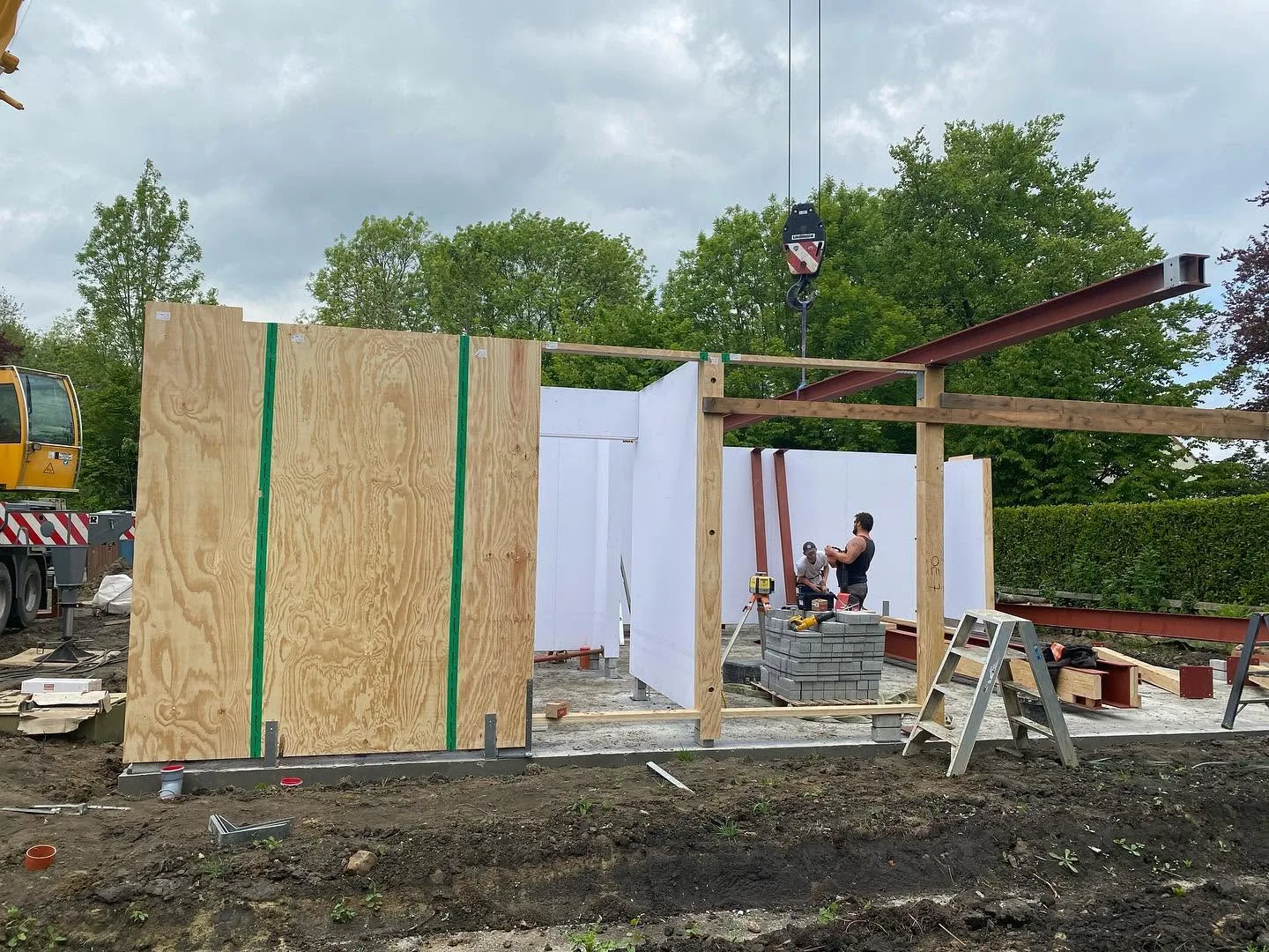 Nieuwbouw vrijstaande ééngezinswoning in houtskeletbouw - Sint-Denijs-Westrem Gent (42)