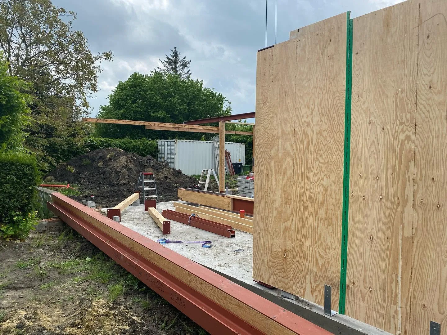 Nieuwbouw vrijstaande ééngezinswoning in houtskeletbouw - Sint-Denijs-Westrem Gent (45)