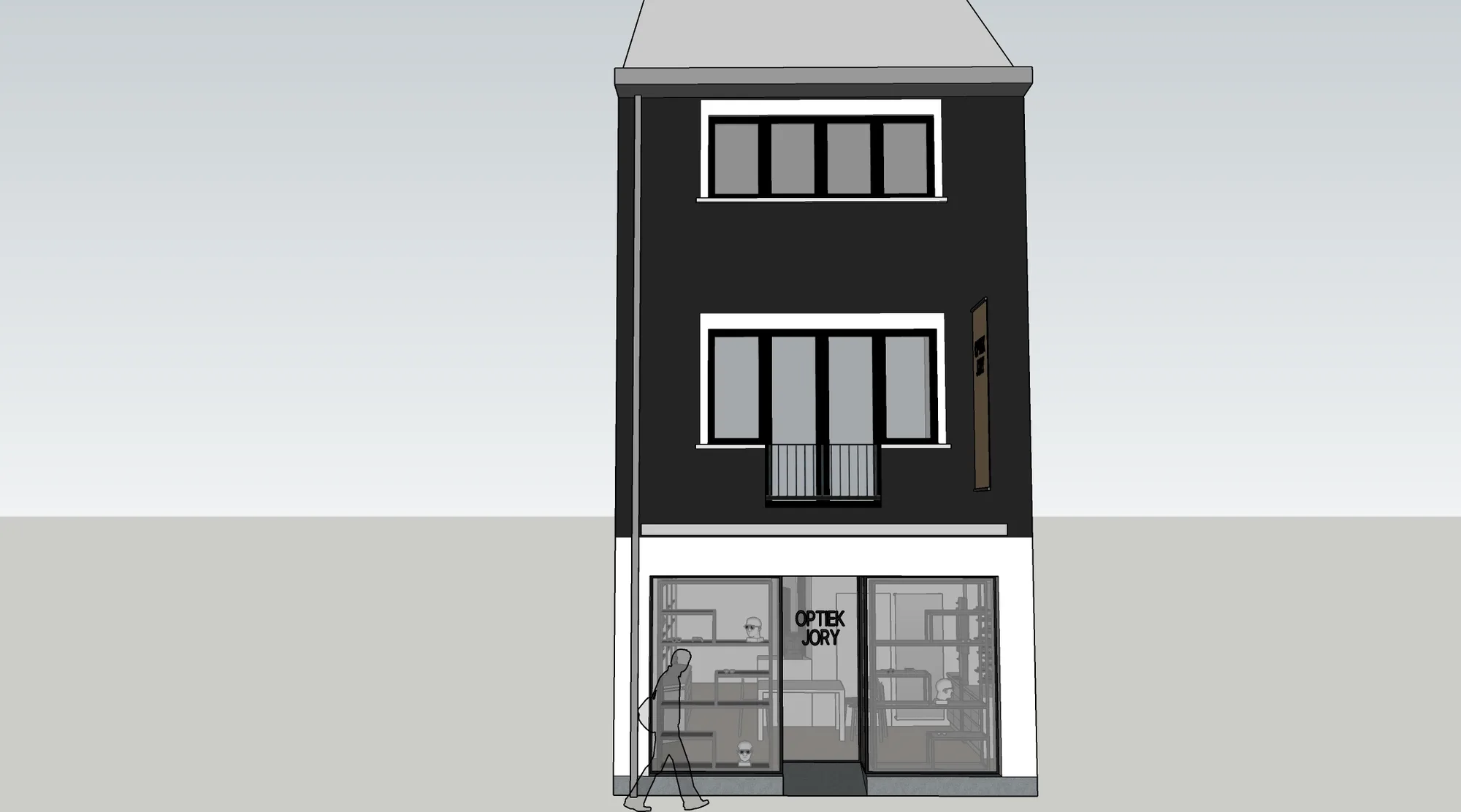 Optiekzaak, verbouwing van een winkelpand - Flora (7)