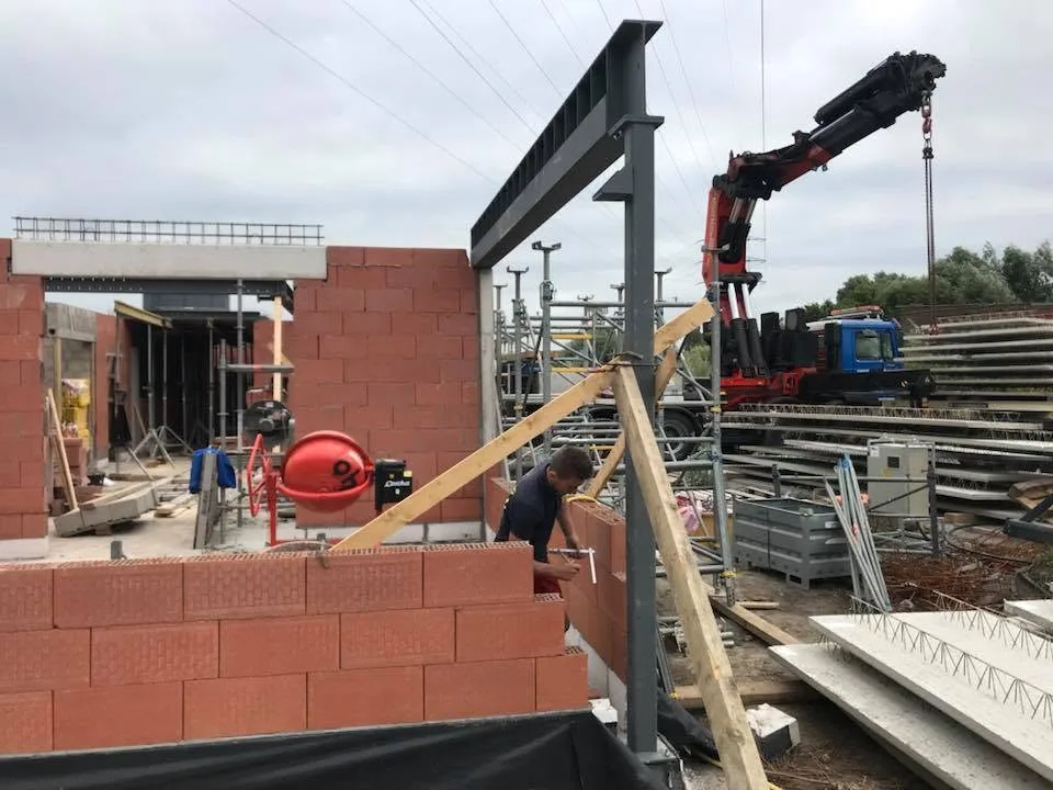 (Ver)nieuwbouw kantoren maatwerkbedrijf - Gent Gaardeniersweg (22)
